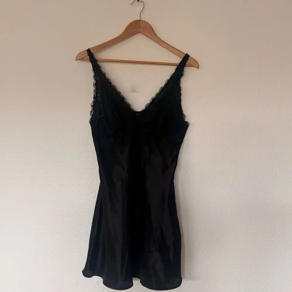 Black Lace Slip